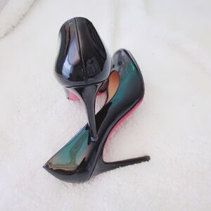 XMas For Your Girlfriend!!Christian Louboutin Black Patent Leather Heels